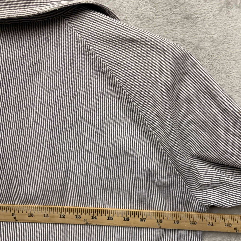 Artifacts of California Men's Hickory Stripe Full Zip Workwear Jacket Size M - Picture 7 of 14